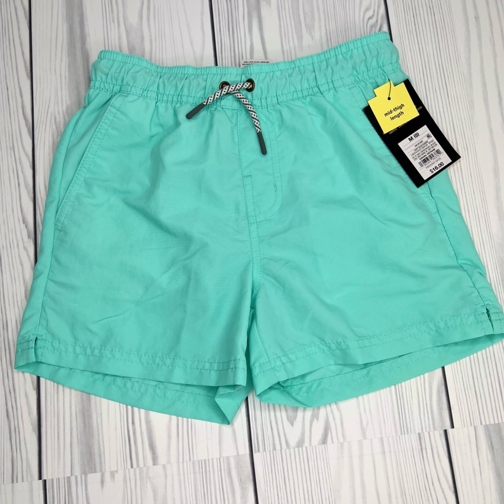 Boys' Solid Swim Trunks - art class™ Light Blue